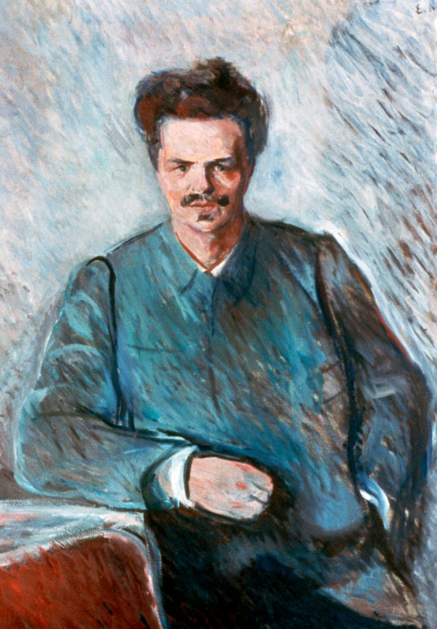 August Strindberg, 1892 av Edvard Munch