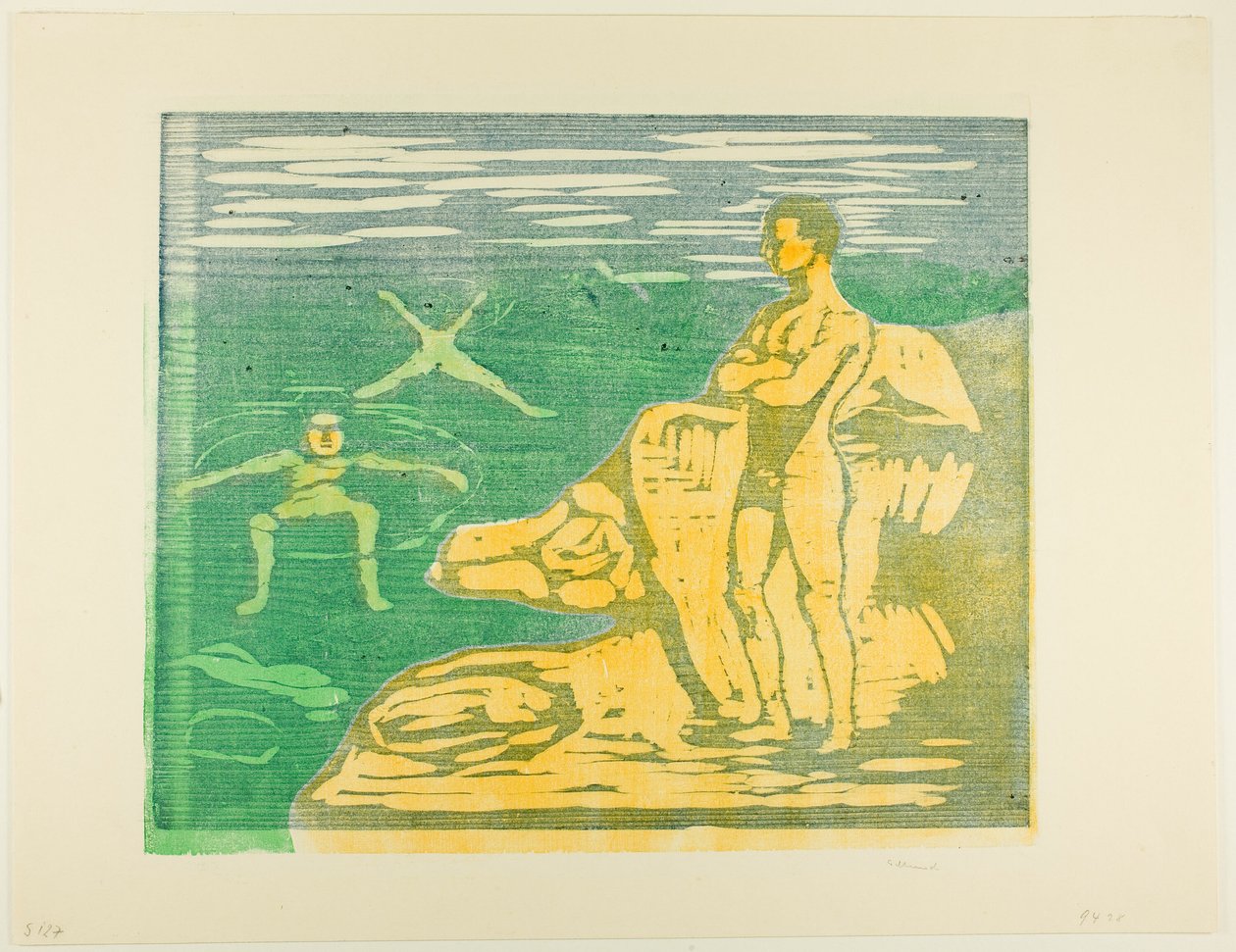 Pojkar som badar av Edvard Munch