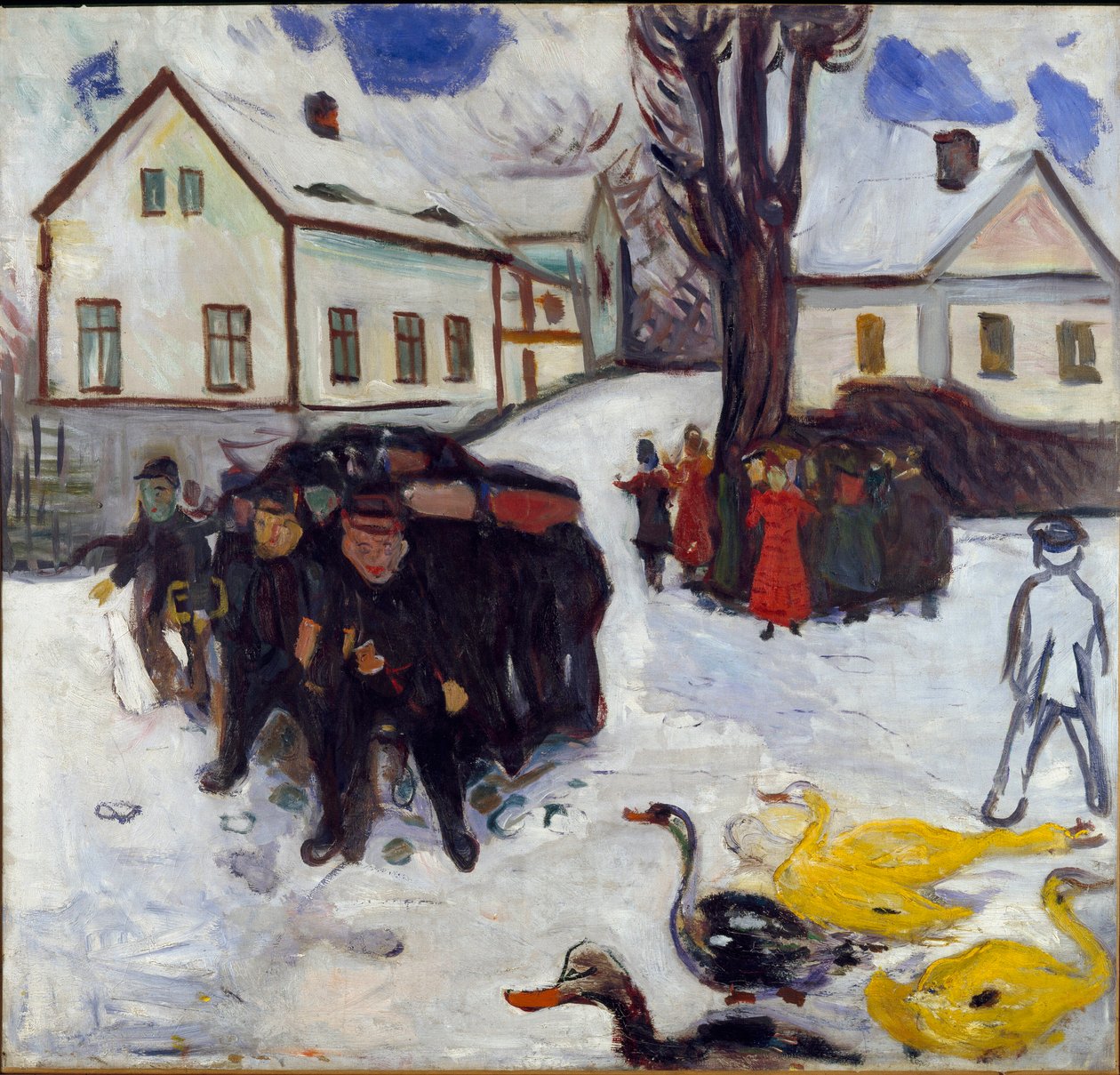 Barn och gäss av Edvard Munch