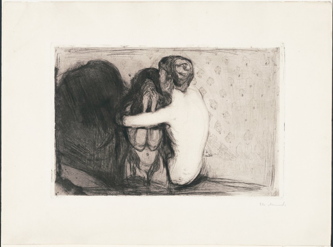 Tröst av Edvard Munch