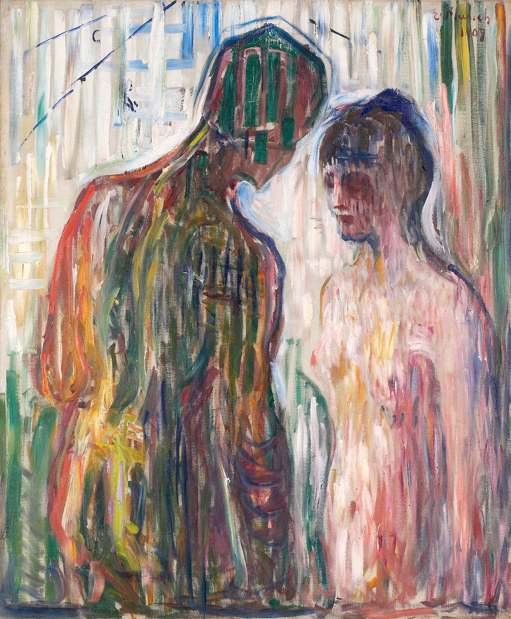 Amor och Psyche av Edvard Munch