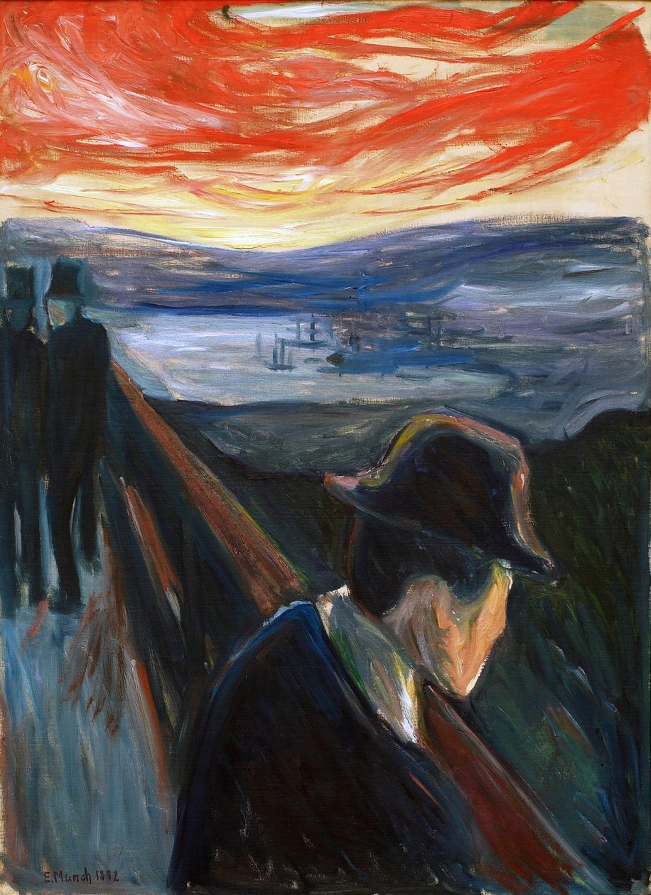 Förtvivlan av Edvard Munch