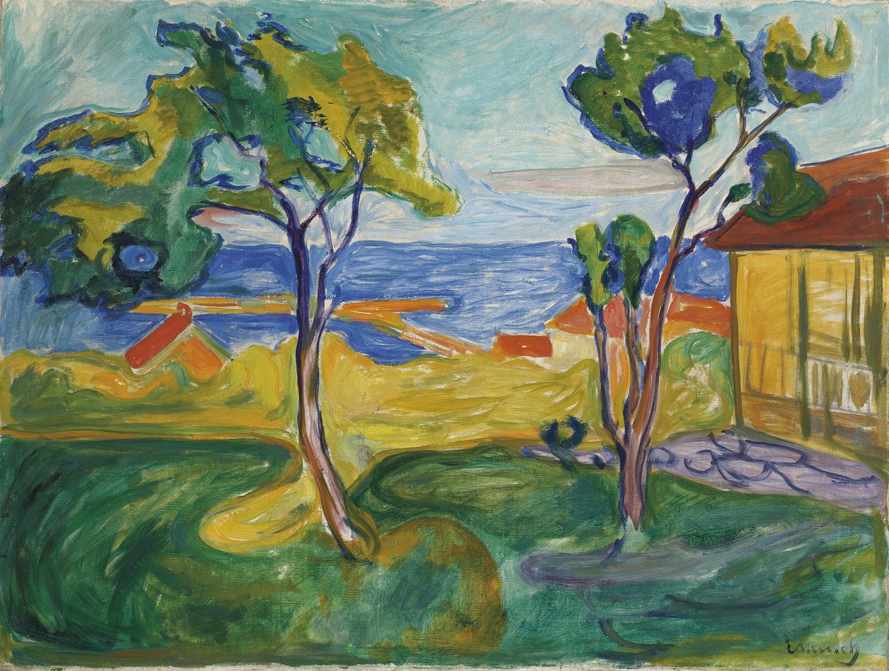 Hagen i Asgardstrand, 1904-1905 av Edvard Munch