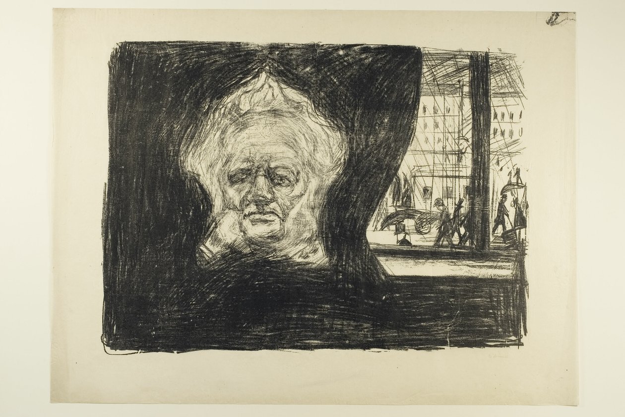 Henrik Ibsen på Grand Café av Edvard Munch