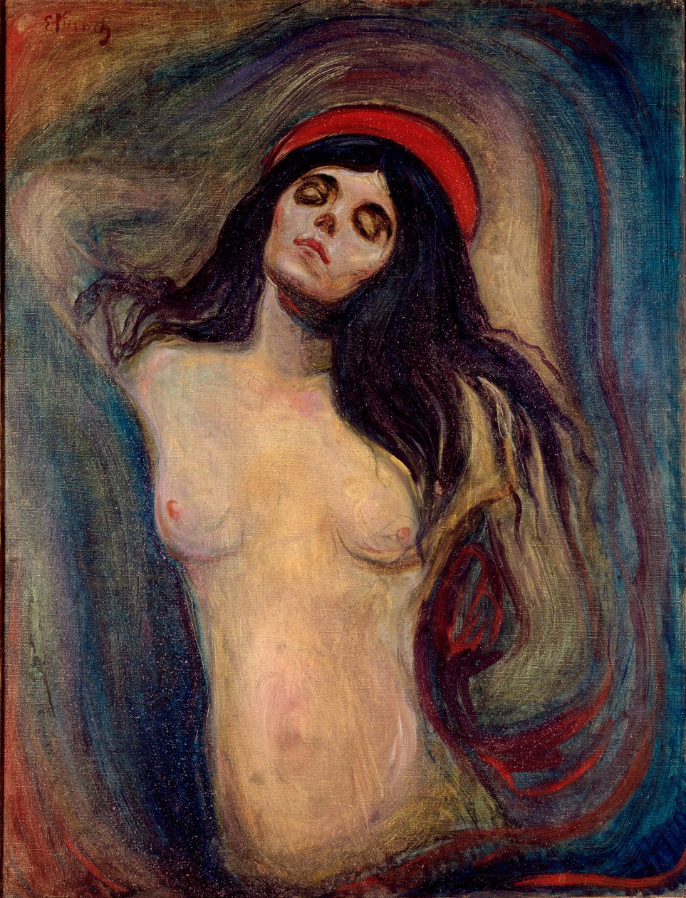 Madonnamålning av Edvard Munch av Edvard Munch