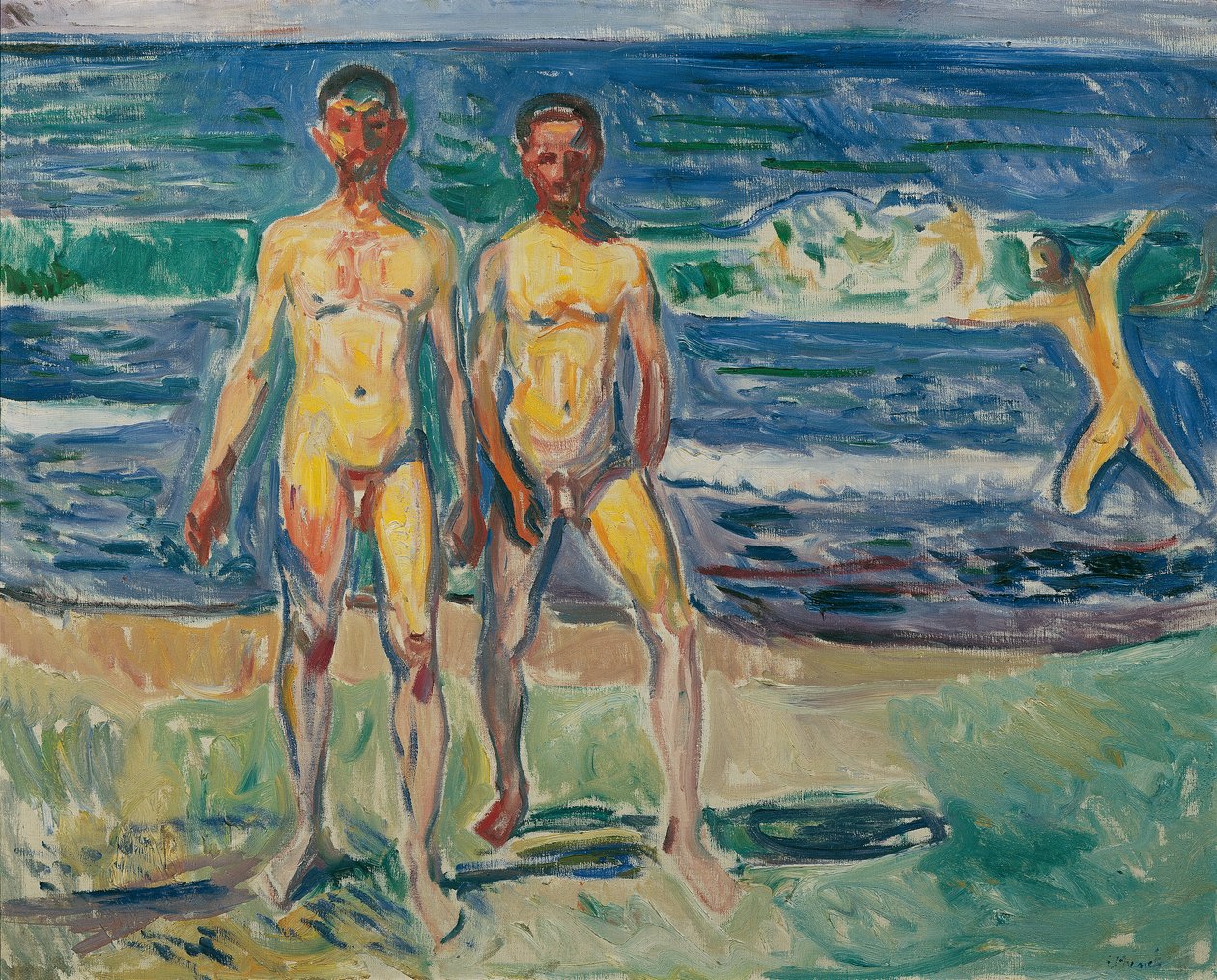 män vid havet av Edvard Munch