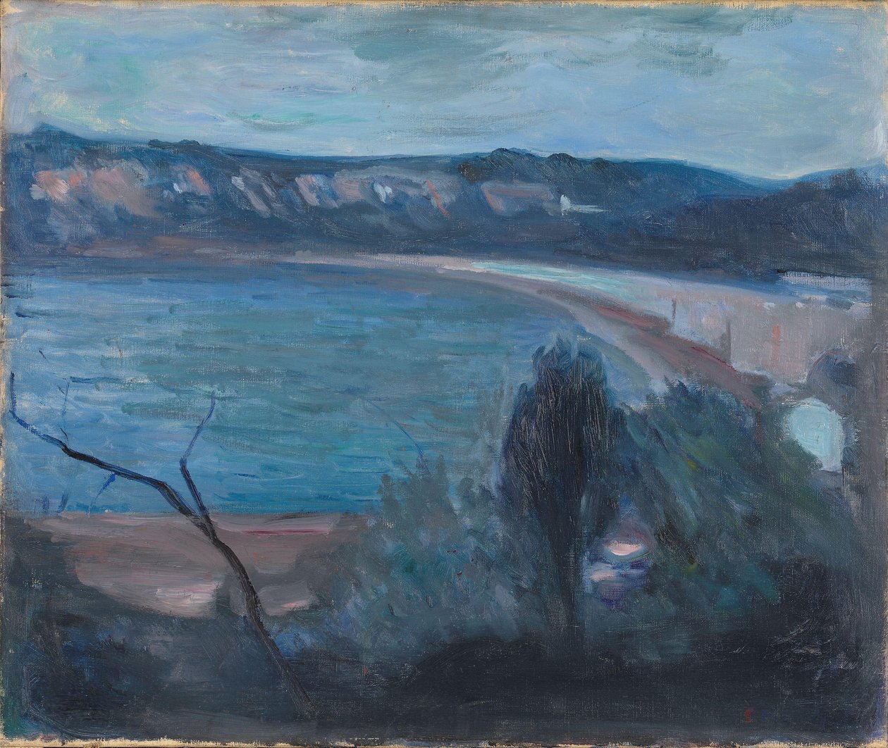 Månsken vid Medelhavet av Edvard Munch