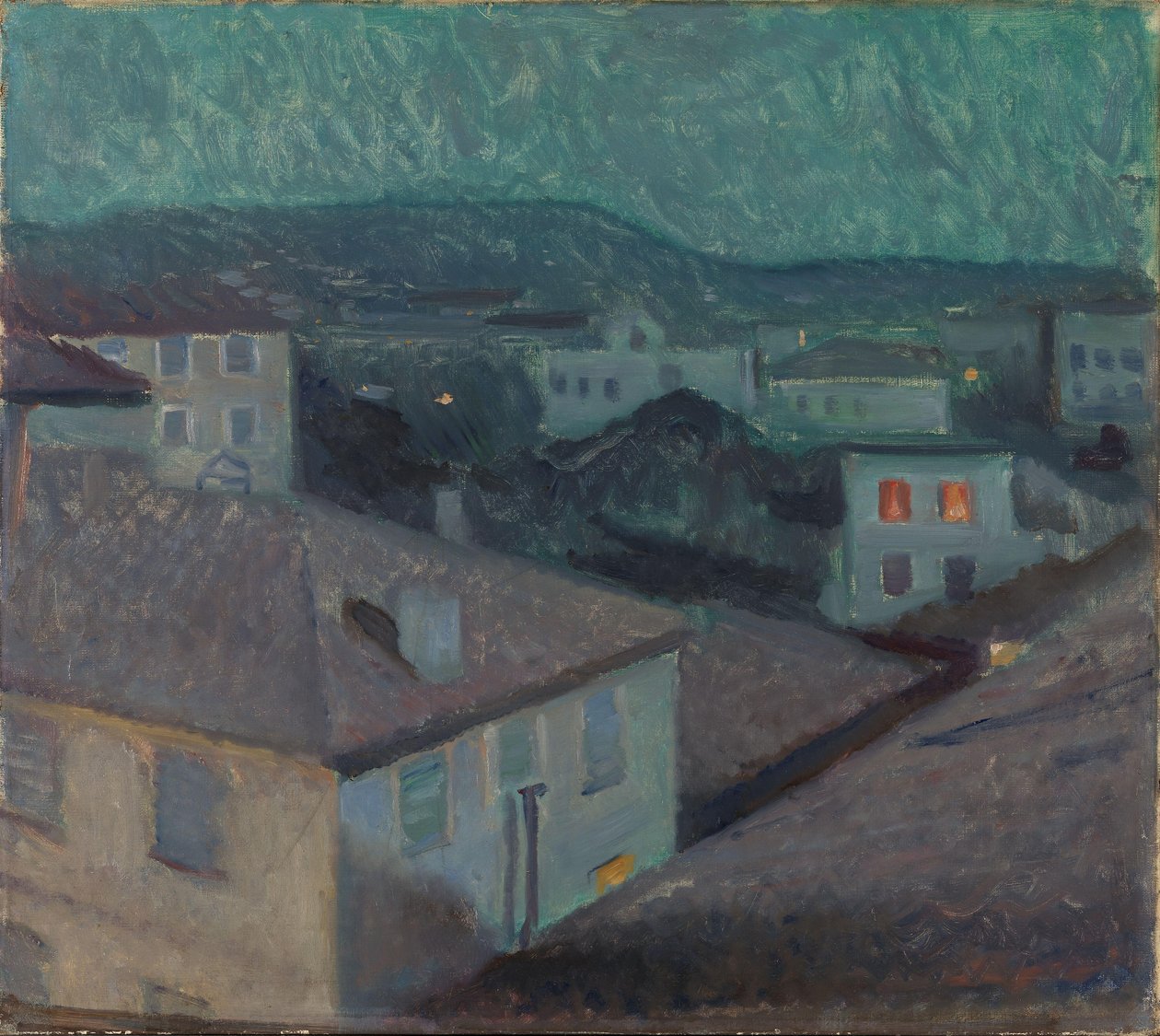 Natt i Nice av Edvard Munch