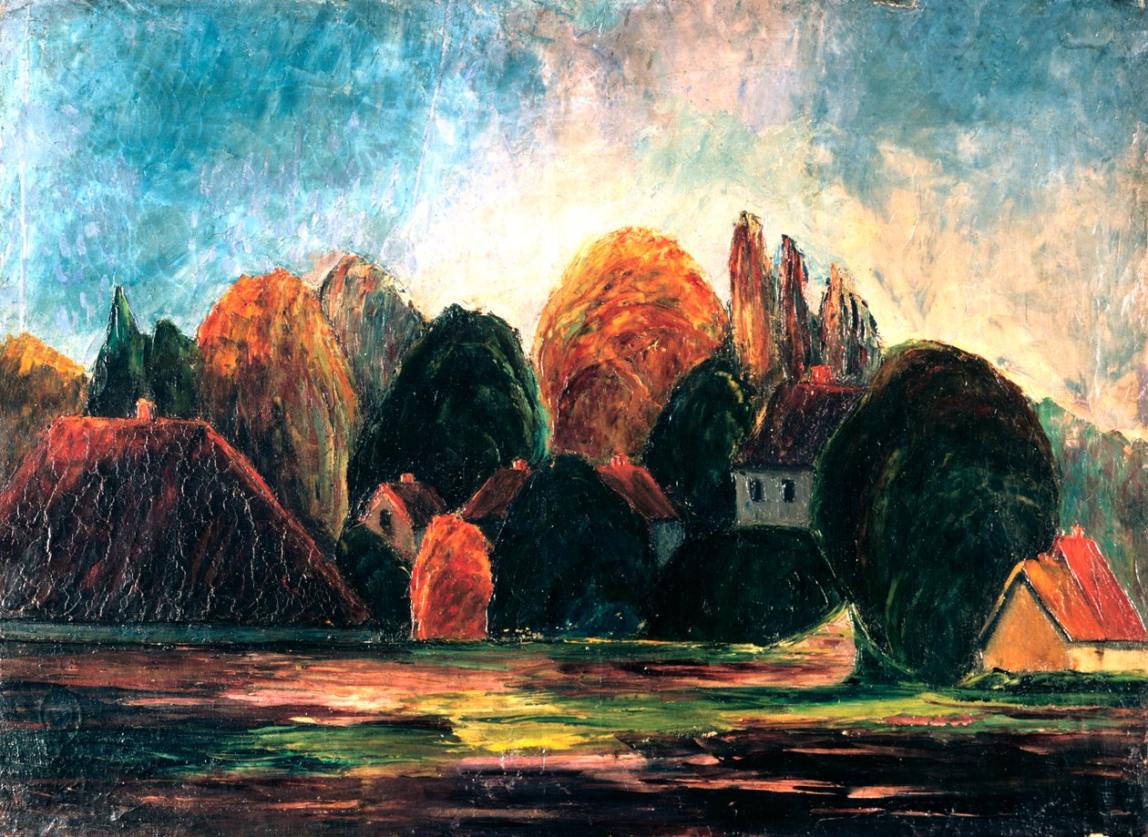 Norska passagen, c1900 av Edvard Munch