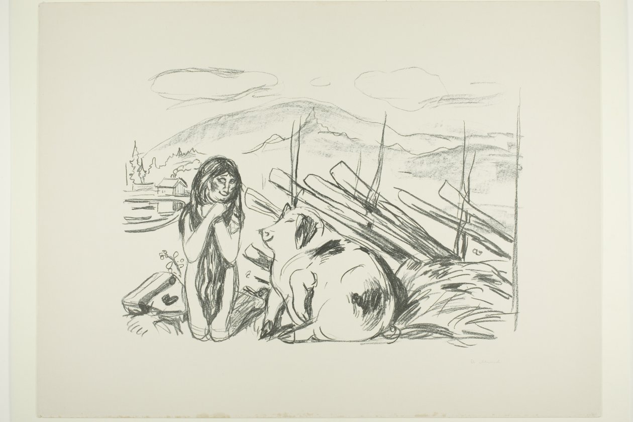 Omega och grisen av Edvard Munch