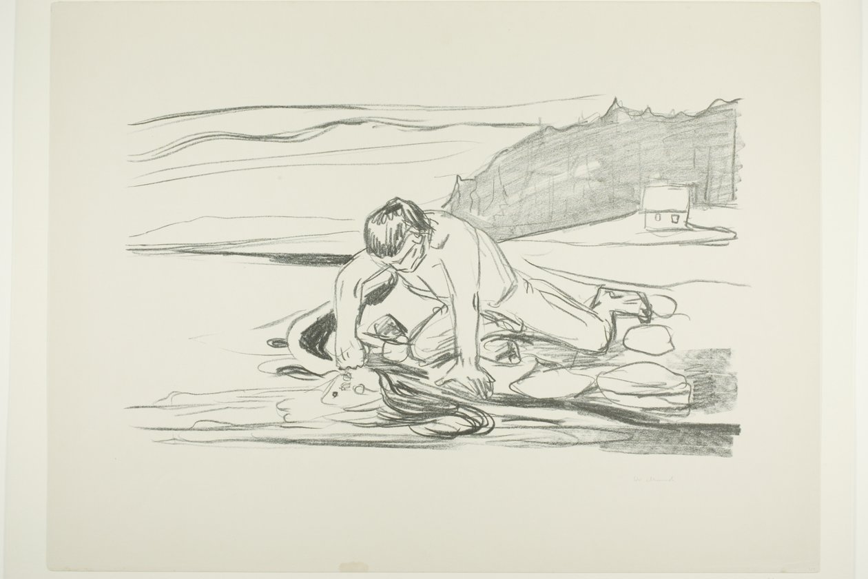 Omegas död av Edvard Munch