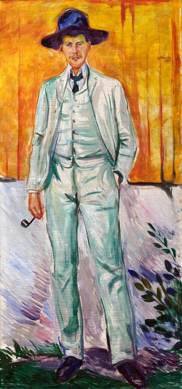 Porträtt av målaren Ludvig Karsten av Edvard Munch