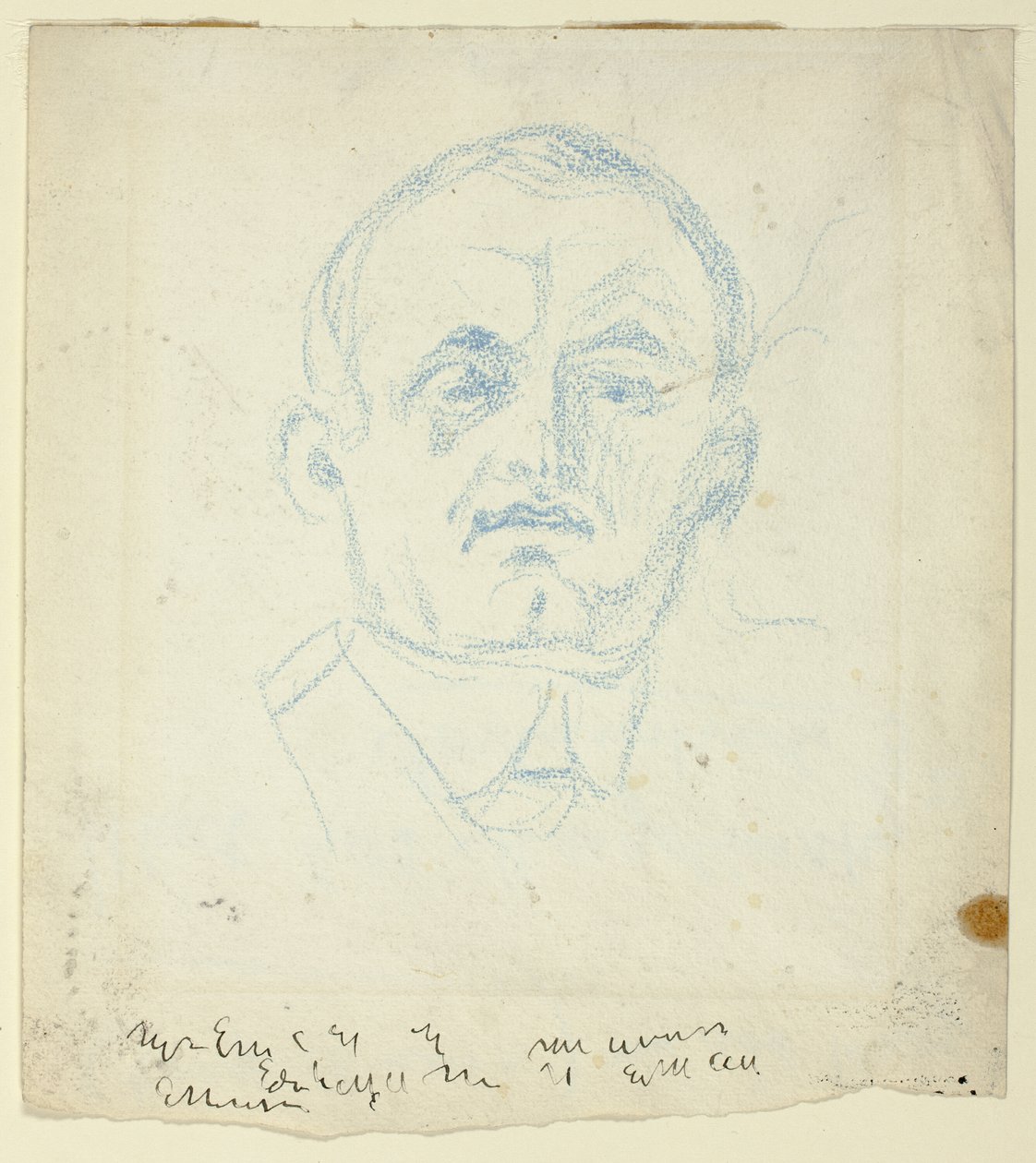 Självporträtt av Edvard Munch