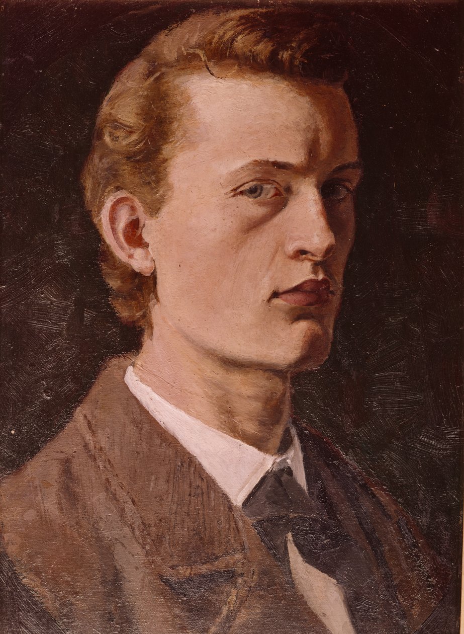 Självporträtt av Edvard Munch
