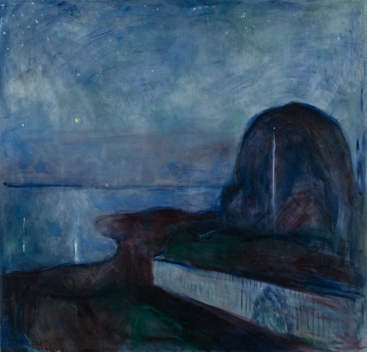 Stjärnklar natt av Edvard Munch