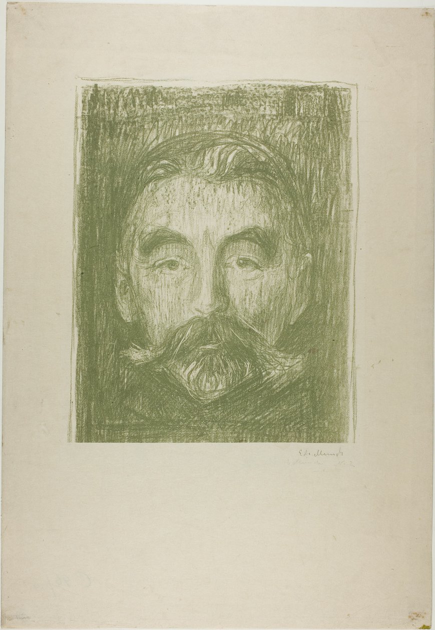 Stephane Mallarme av Edvard Munch