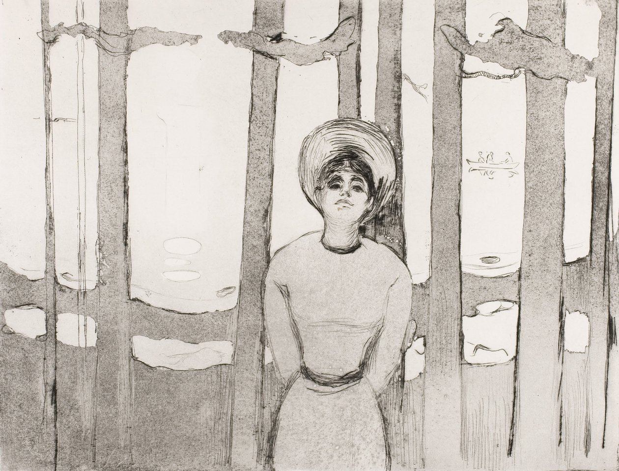 Sommarnatt, Rösten, 1894 av Edvard Munch