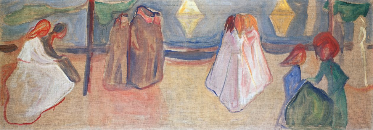 Sommarnatt av Edvard Munch