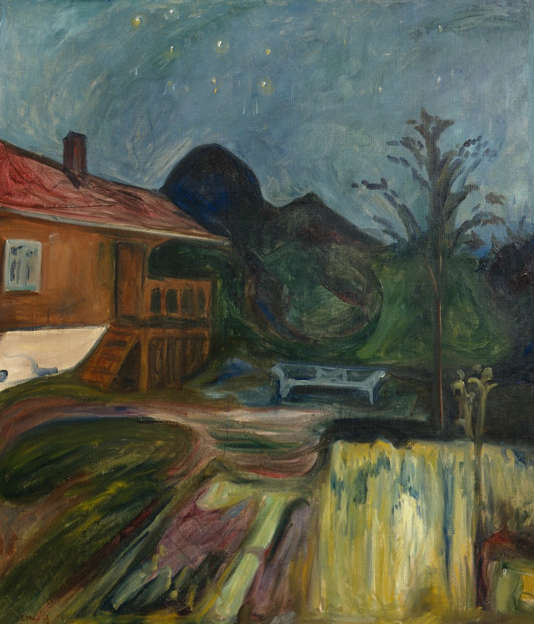 Sommarnatt i Åsgårdstrand av Edvard Munch