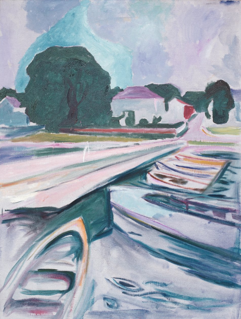 Bron vid Åsgårdstrand av Edvard Munch