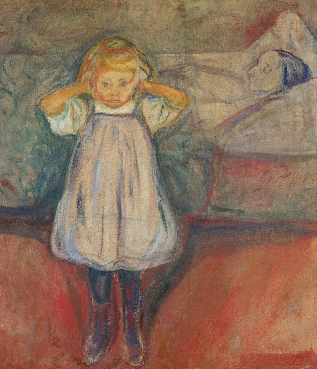 Barnet och döden av Edvard Munch