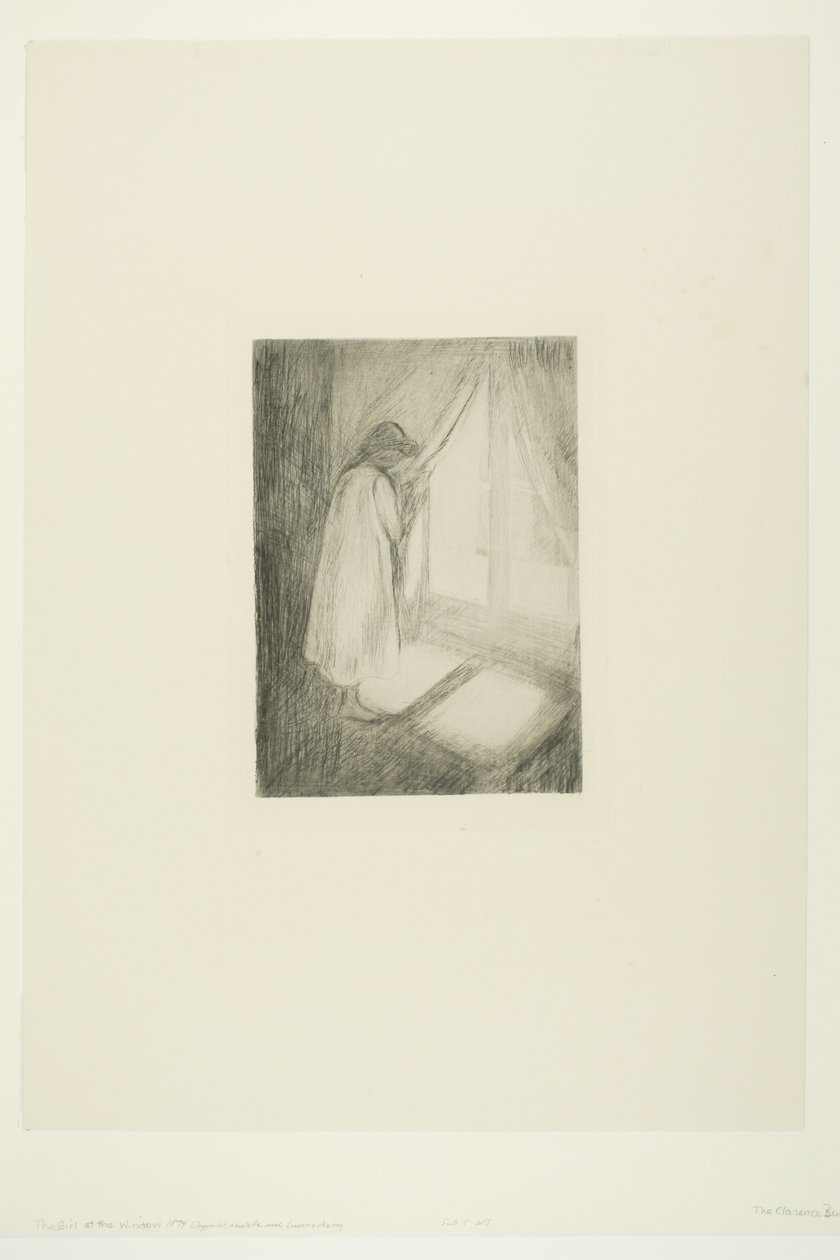 Flickan vid fönstret av Edvard Munch