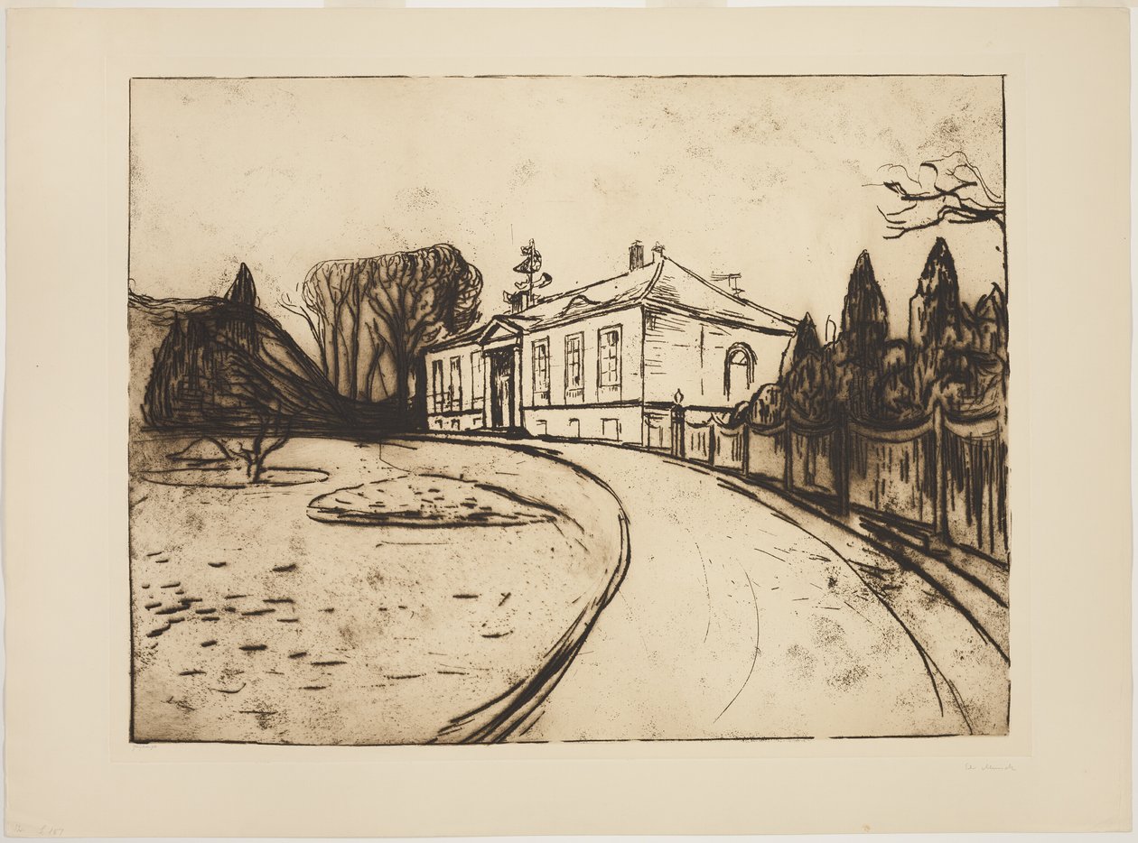 Huset av Edvard Munch