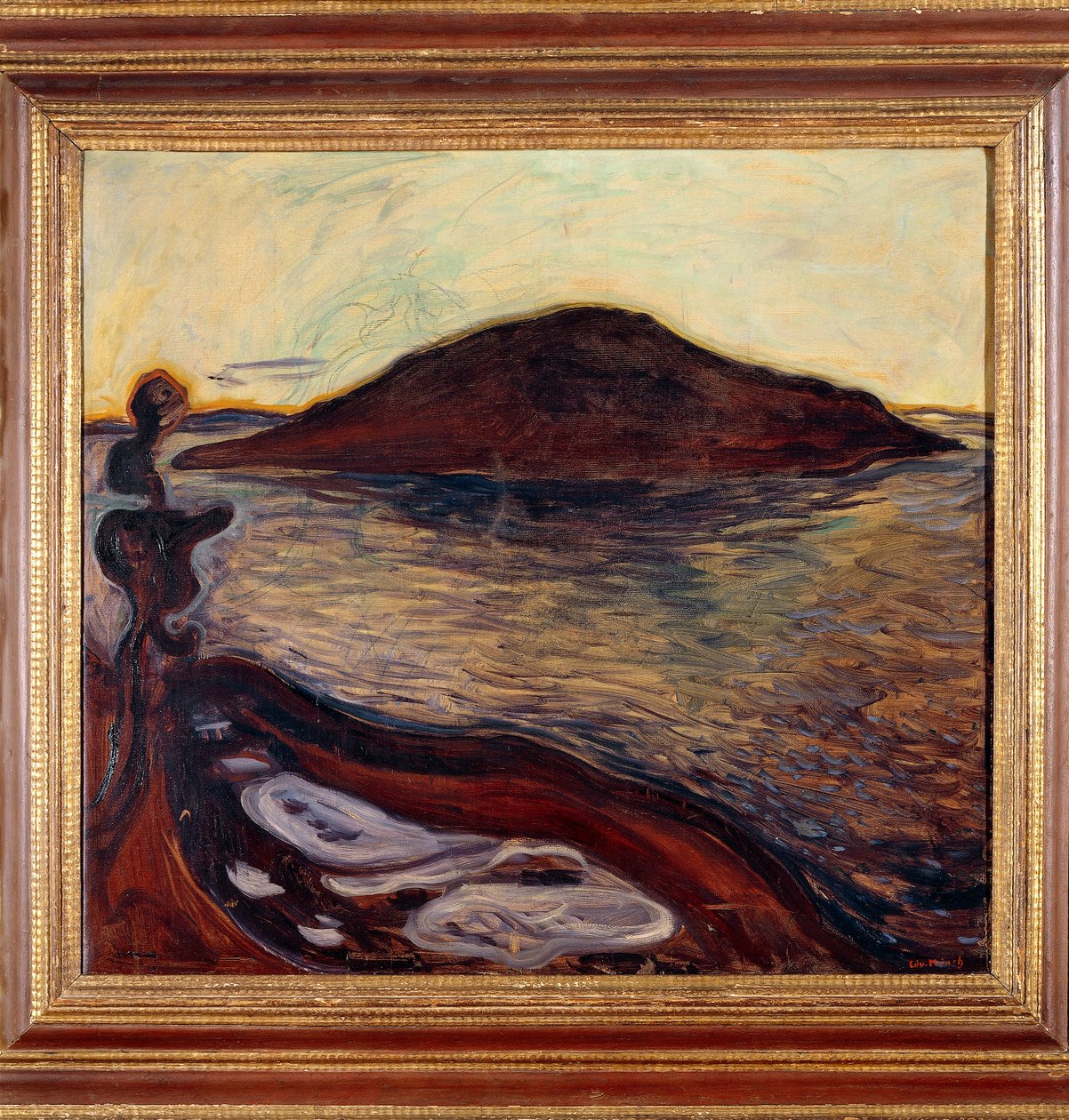 The Island (olja på duk) av Edvard Munch