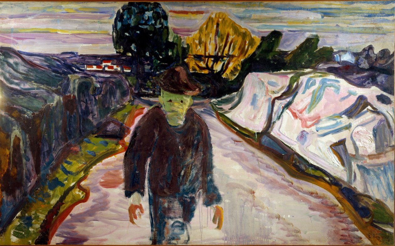 Mördaren av Edvard Munch