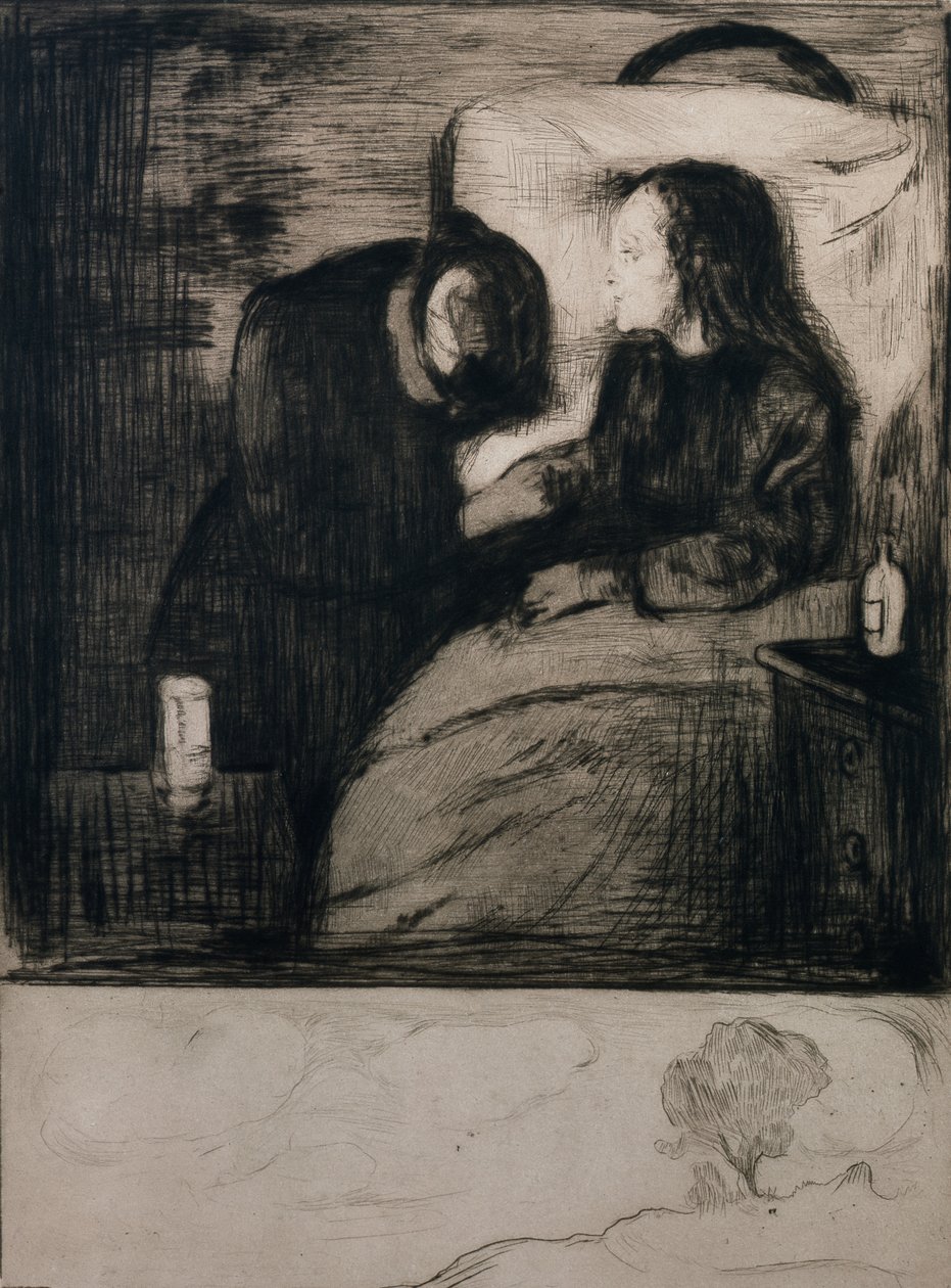 Det sjuka barnet av Edvard Munch