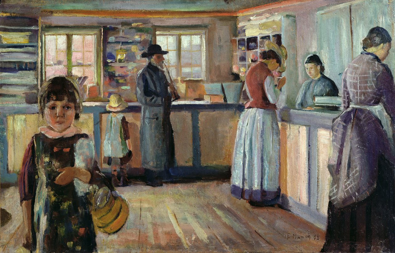 Vrengen Bybutik av Edvard Munch