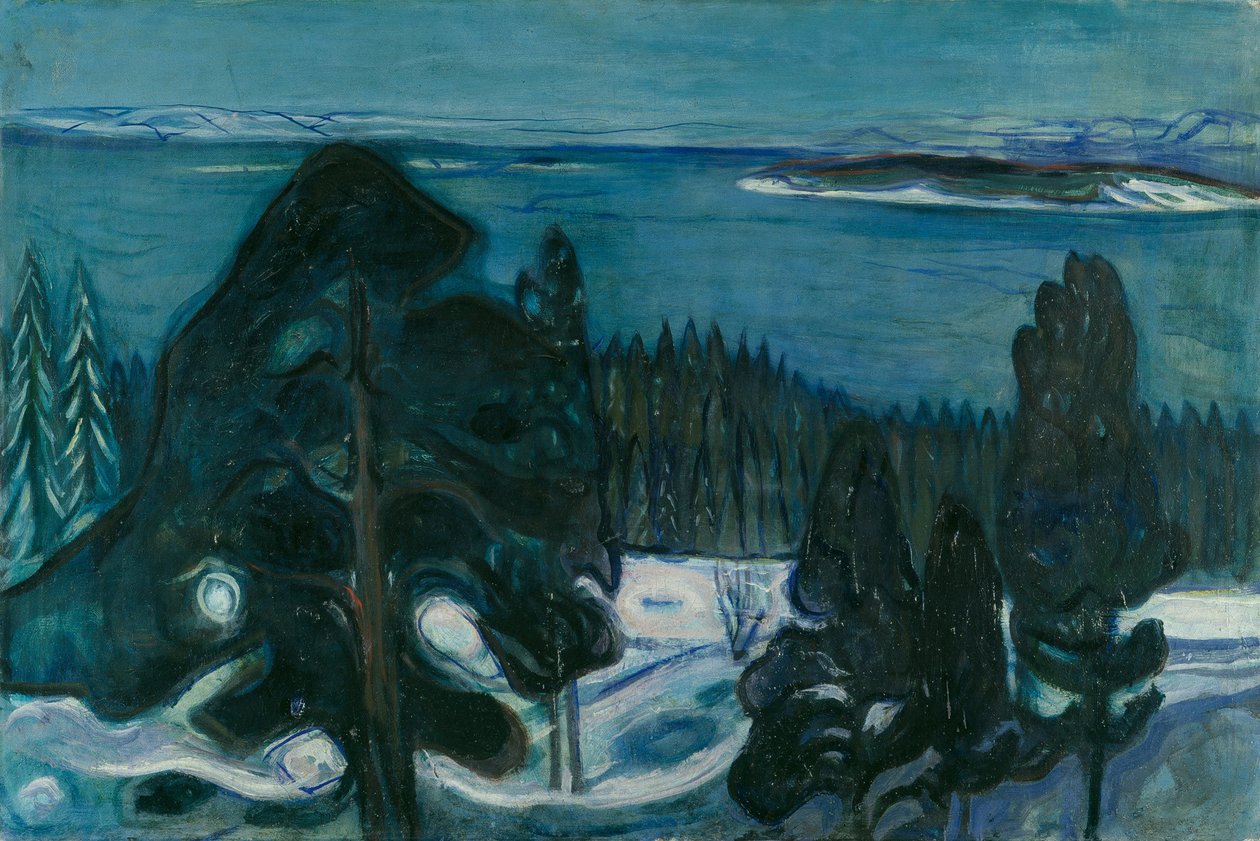 Vinternatt av Edvard Munch