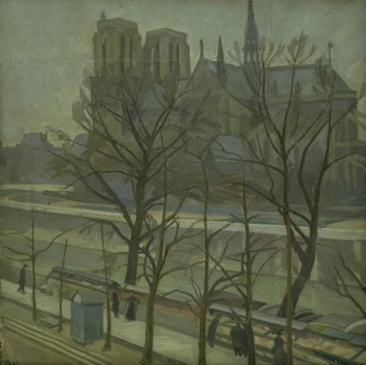 Från Quai de la Tournelle, Paris av Edvard Weie