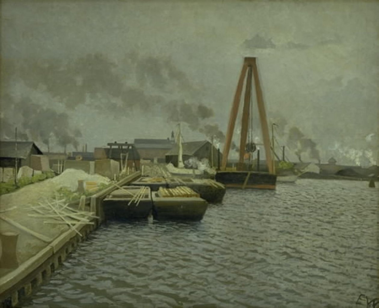 Refshaleøen. Köpenhamns hamn av Edvard Weie