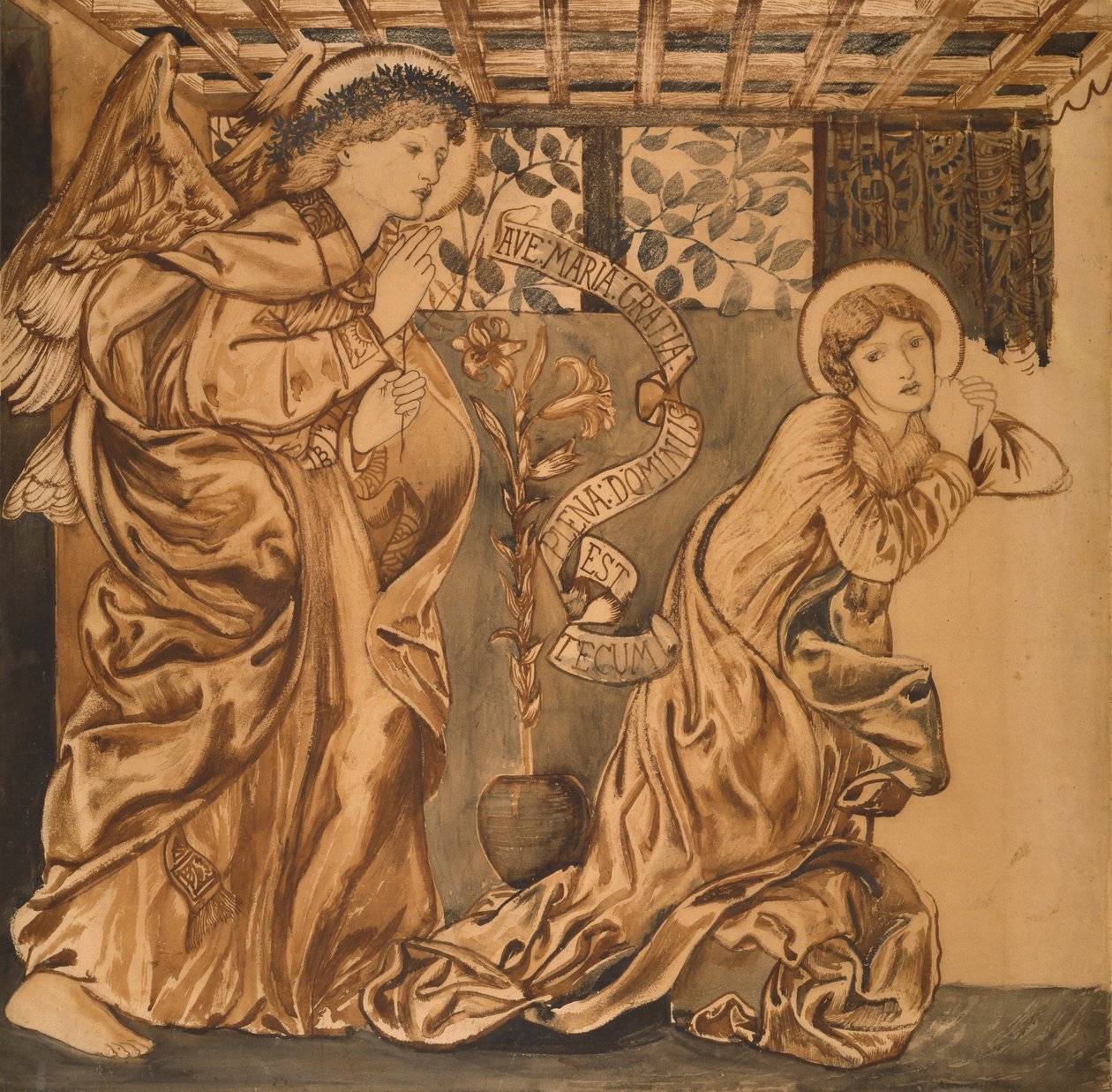 Bebådelsen av Edward Burne Jones