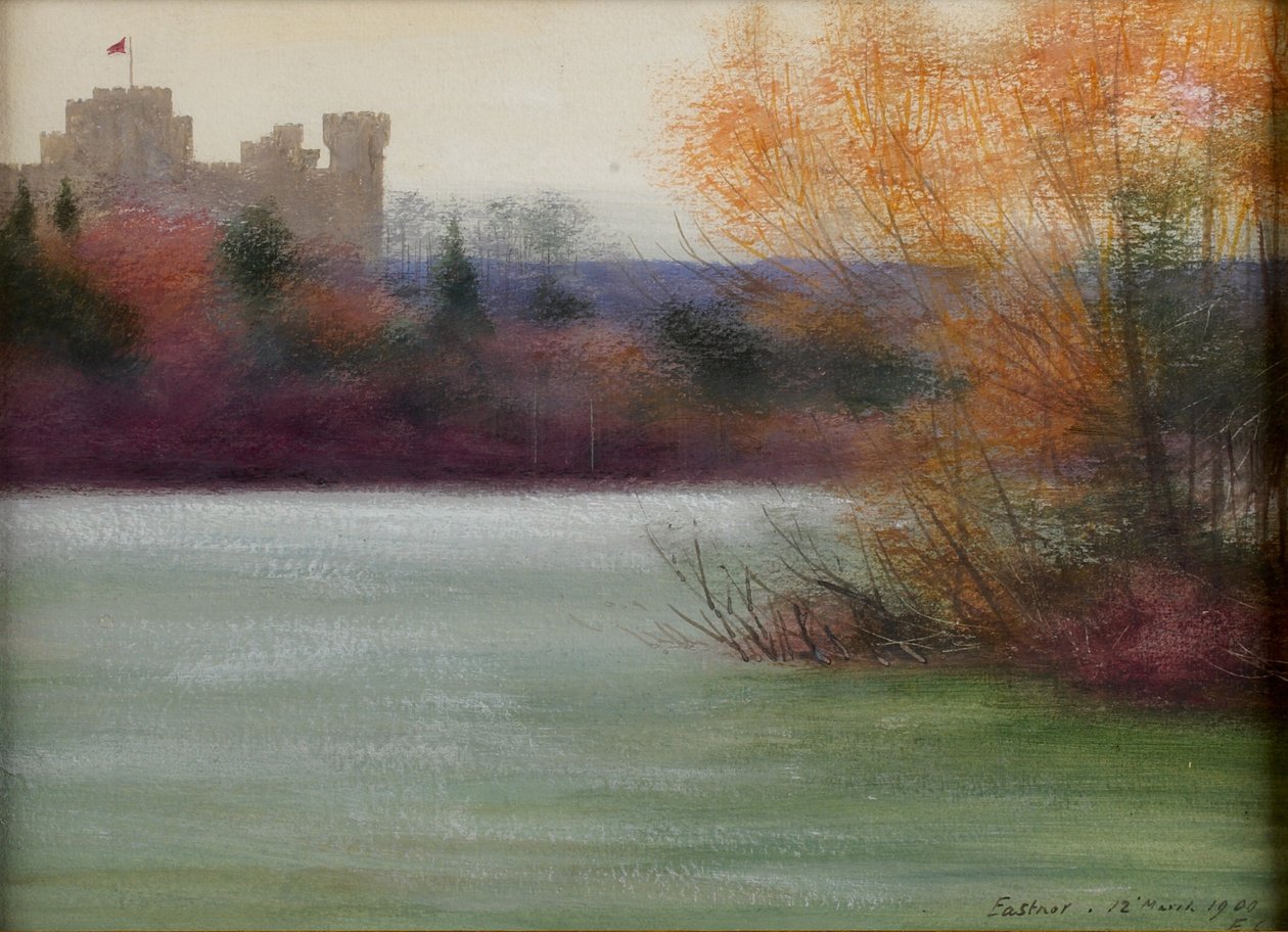 Eastnor Castle, 1900 av Edward Clifford