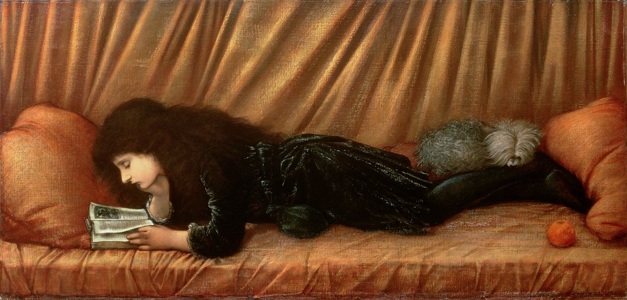 Porträtt av Katie Lewis, 1886 av Edward Burne Jones