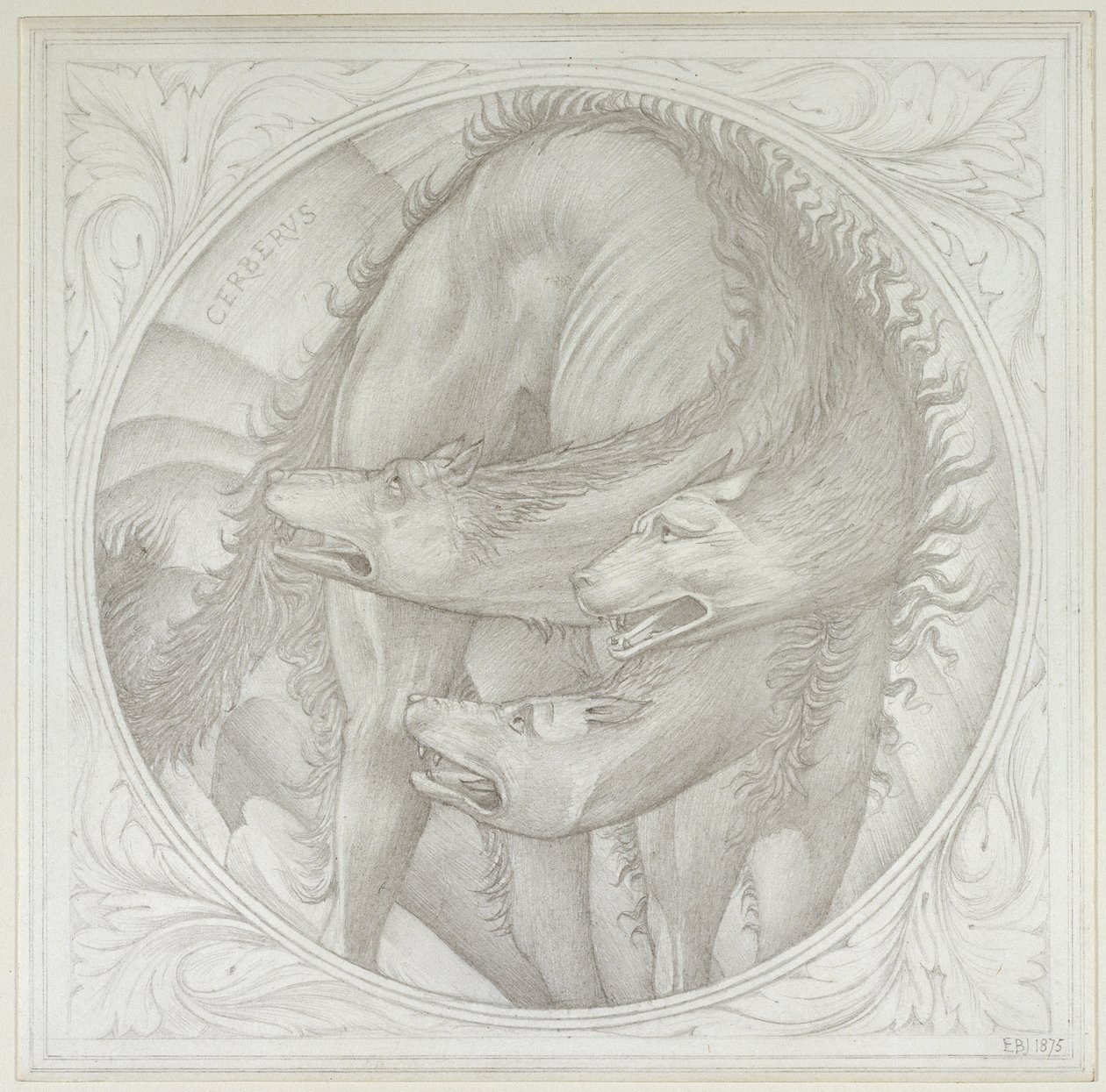 The Story of Orpheus: Cerberus, 1875 av Edward Burne Jones