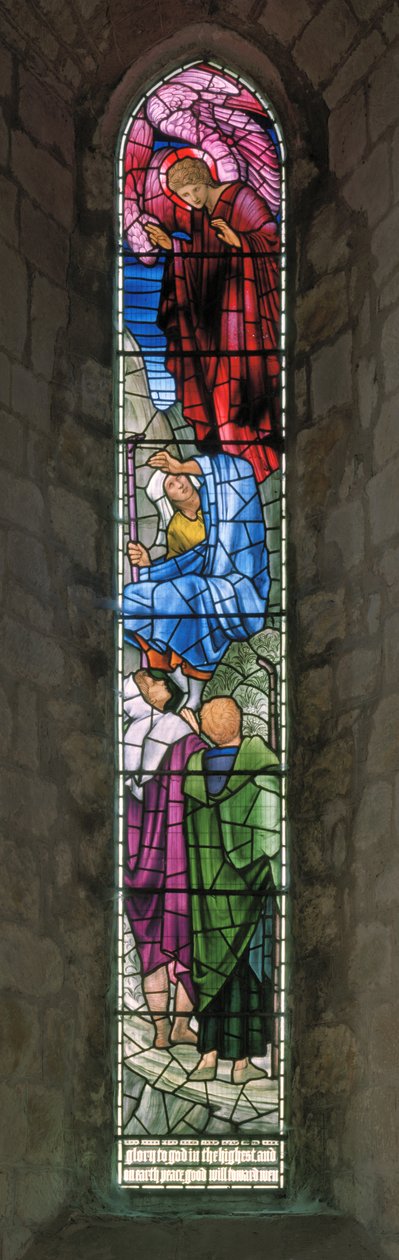 Bebådelsen till herdarna, 1890 av Edward Burne Jones