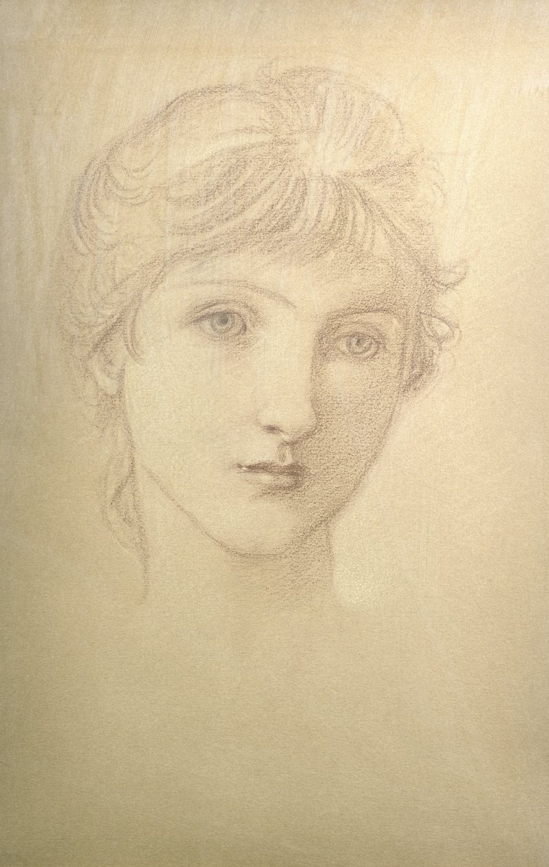 Porträtt av Margaret Burne-Jones av Edward Burne Jones