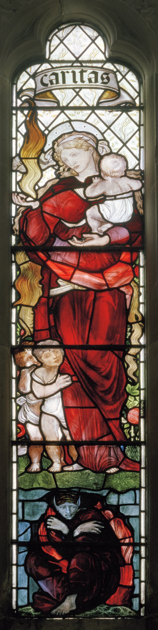 Rochdale, St Chad, Morris & Co., Edward Burne-Jones, välgörenhet, 1902 av Edward Burne Jones