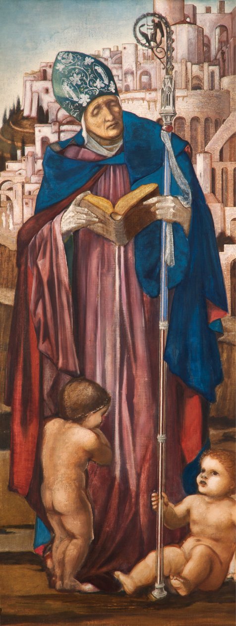 Sankt Nikolaus, ca 1870-98 av Edward Burne Jones