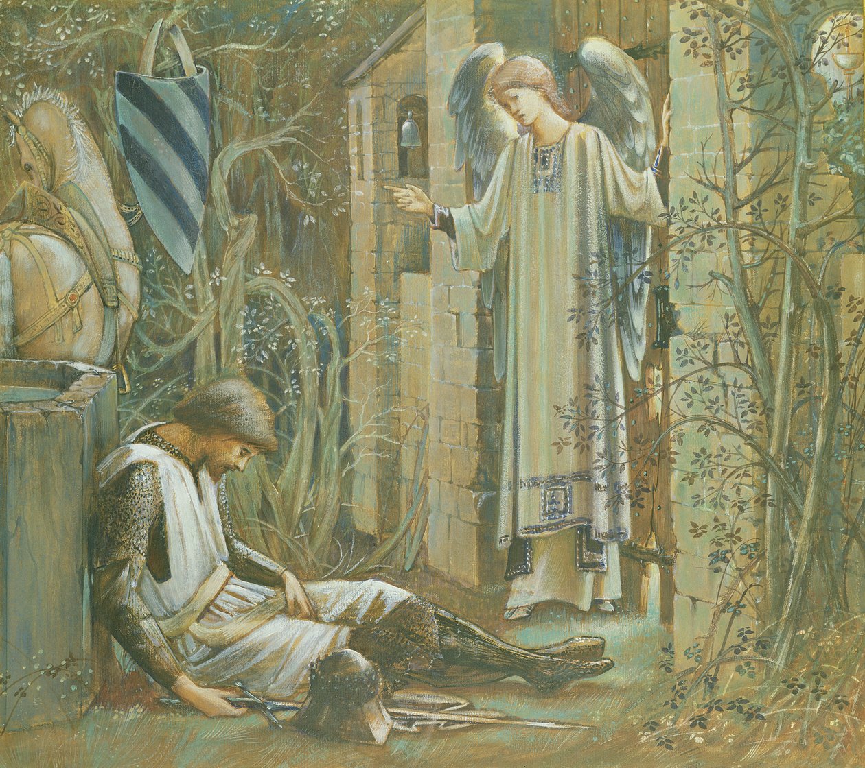Sir Lancelots misslyckande av Edward Burne Jones
