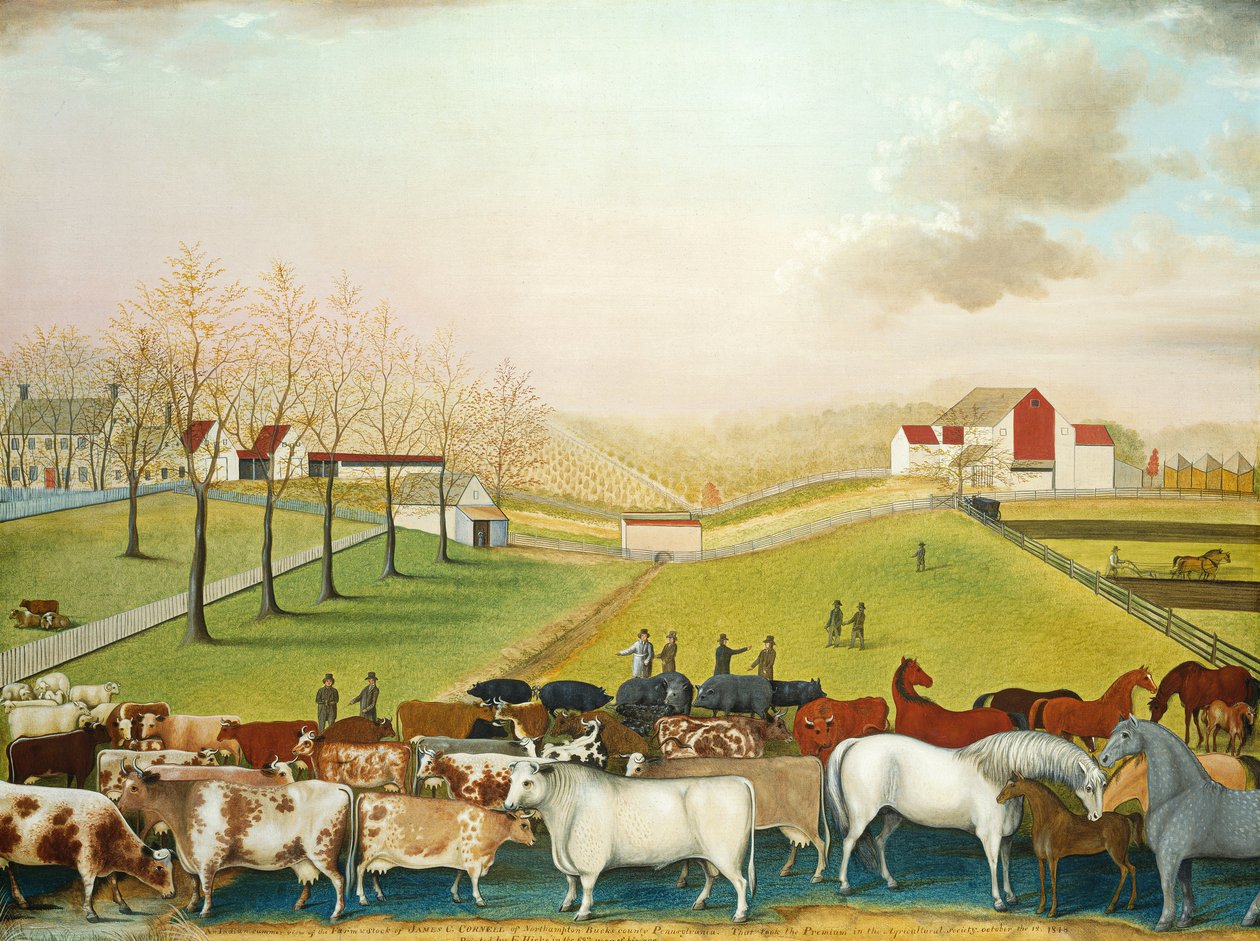 Cornell -gården av Edward Hicks