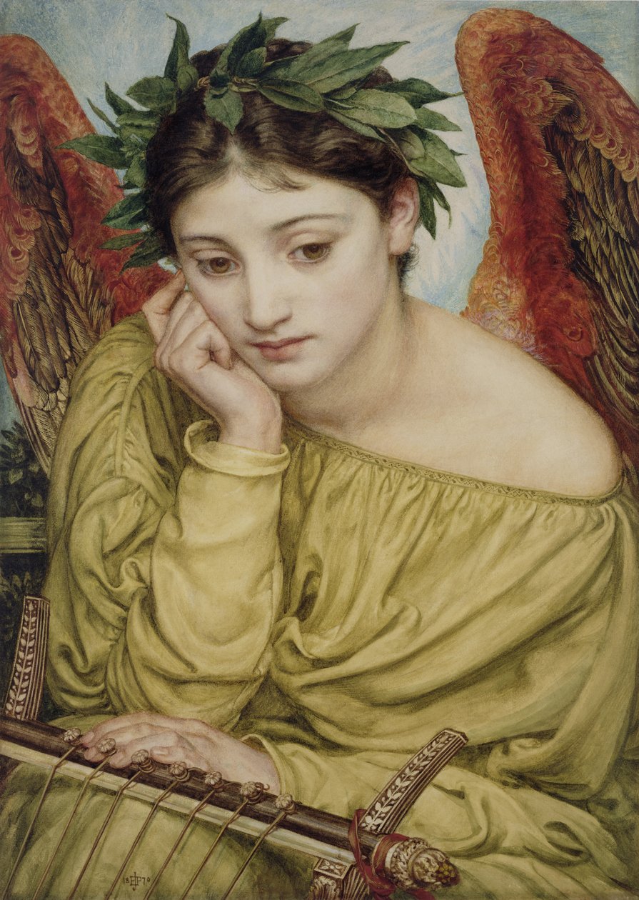 Erato, poesimusa, 1870 av Edward John Poynter