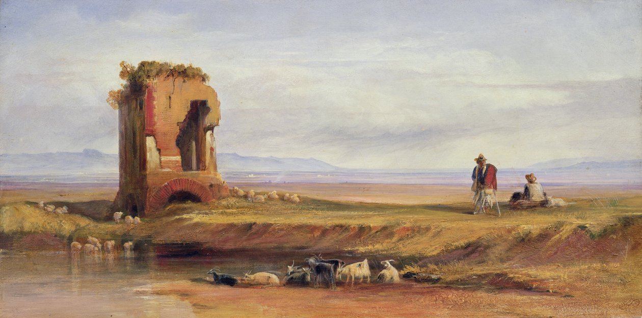 Buon Ricovero i den romerska Campagna, 1878 av Edward Lear