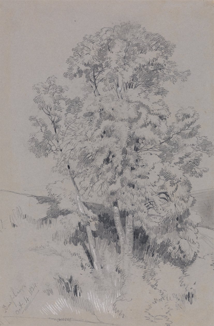 Burpham 4 oktober 1834 av Edward Lear
