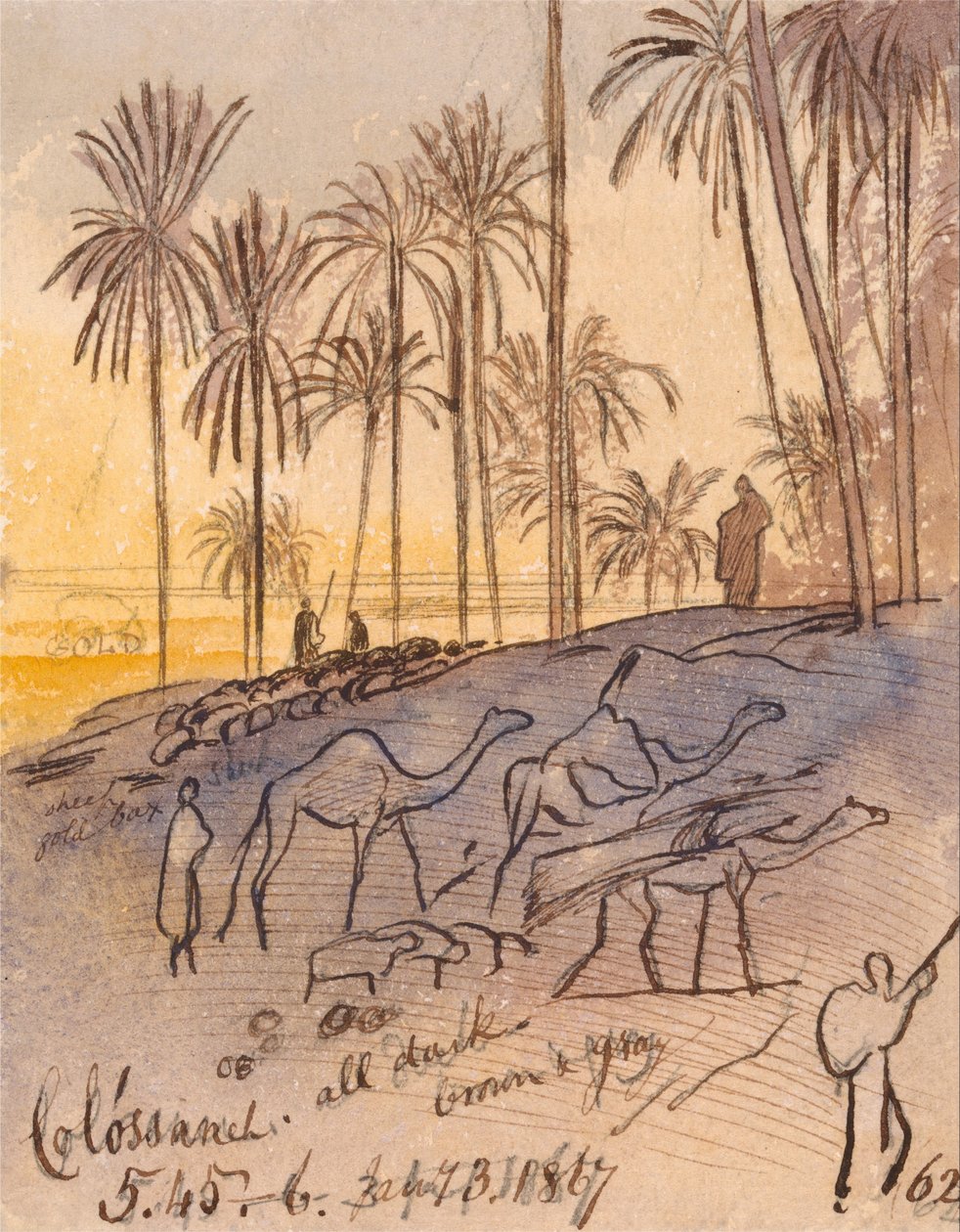 Colosaneh, 5-45 av Edward Lear