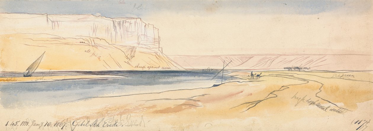 Jebel Sheikh arvingar av Edward Lear
