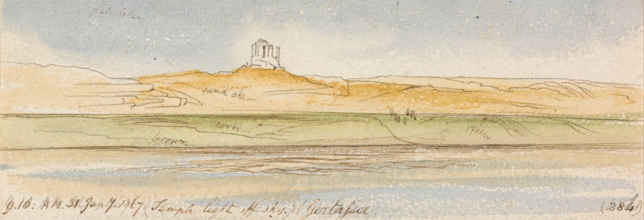 Gertassee, 9-10, 31 januari 1867 (284) av Edward Lear